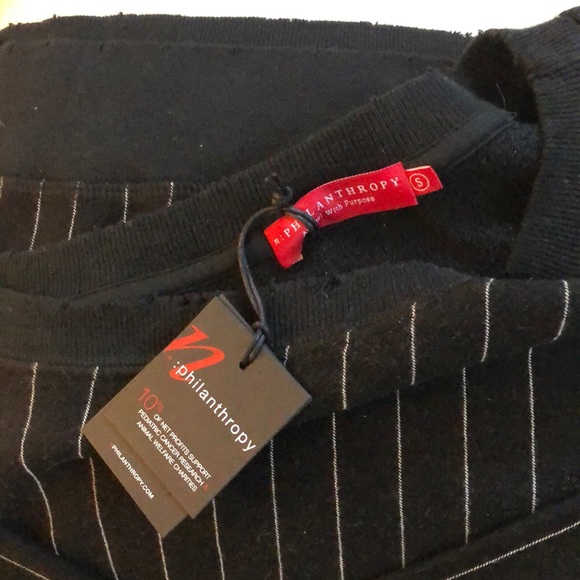 NWT! Barkley pinstripe jogger w/ float top - Picture 4 of 7